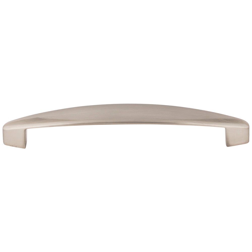 128 mm Center-to-Center Satin Nickel Asymmetrical Belfast Cabinet Pull