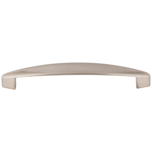 128 mm Center-to-Center Satin Nickel Asymmetrical Belfast Cabinet Pull