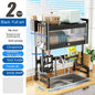 Kitchen Sink Storage Stand Surface Washed Bowl And Chopstick Rack | Kitchen + Metal