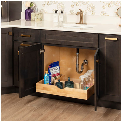 U-Shape Rollout Drawer Box for vanity cabinet