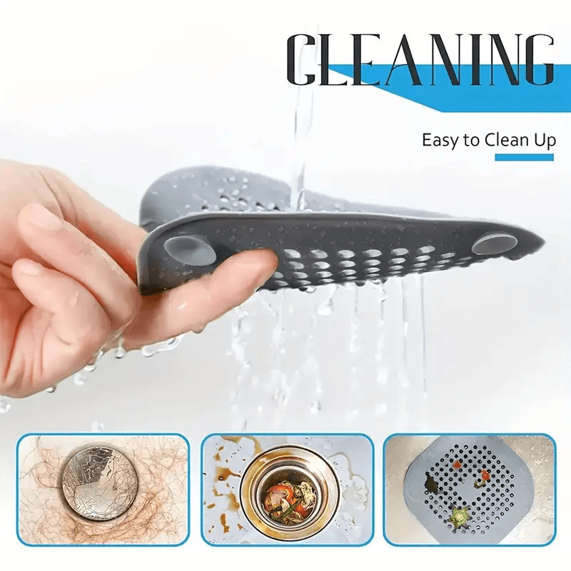 Silicone Anti-blocking Sink Drain Covers for Kitchen & Bathroom