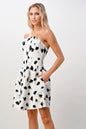 Strapless Printed A-Line Dress | Apparel | Kitchen + Metal