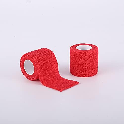 Self Adherent Cohesive Bandages Wrap 2" x 5 Yards, 12 Rolls