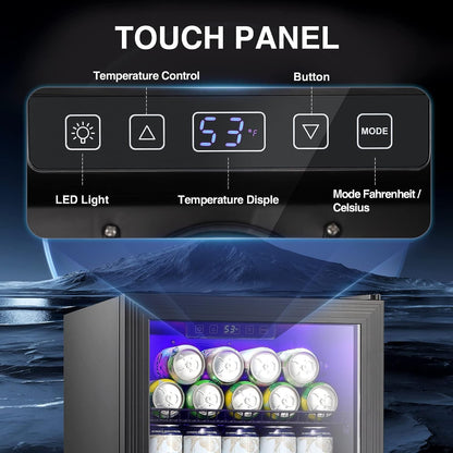 3.2 Cu.Ft Beverage Refrigerator Cooler W6890