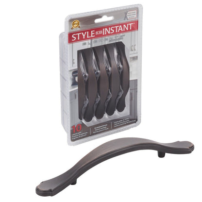 3" Center-to-Center Satin Nickel Gatsby Retail Packaged Cabinet Pull