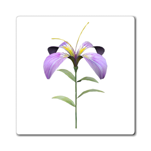 Purple Flower Magnets