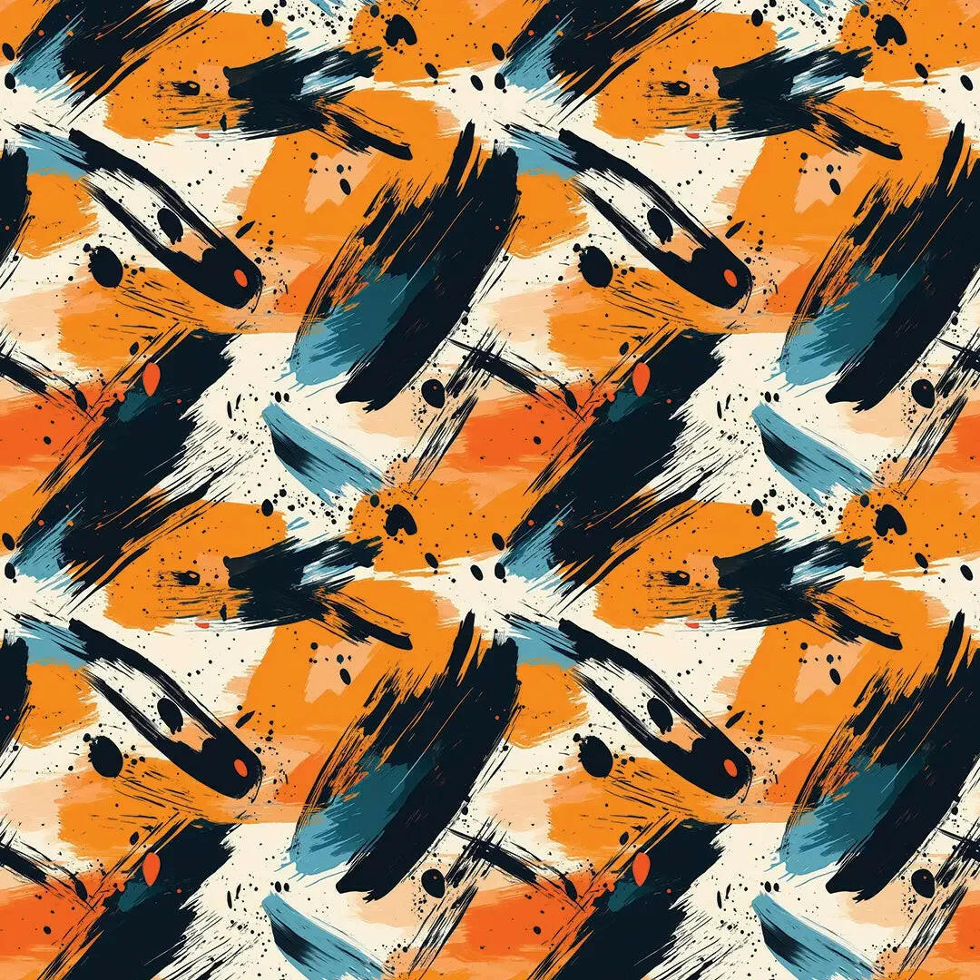 Kinetic Energy Abstract Mural