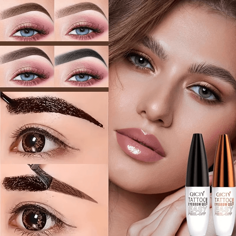 Easy Peel Off Eyebrow Gel Long-Lasting, Waterproof & Smudge Proof