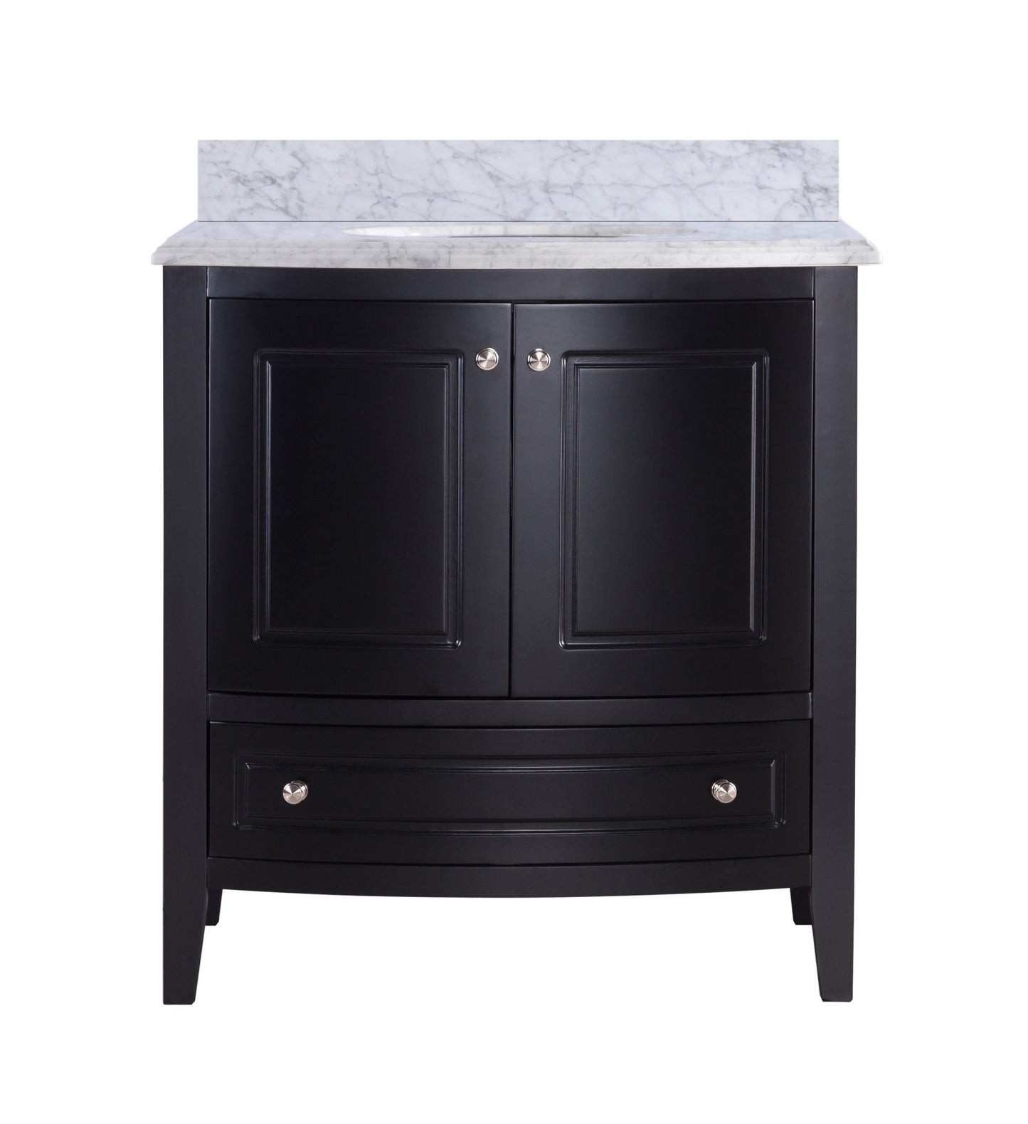 Estella 32" Bathroom Vanity with Jerusalem Gold Marble Countertop
