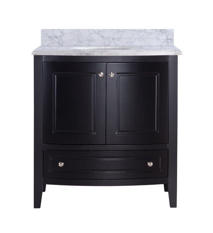 Estella 32" Bathroom Vanity with Jerusalem Gold Marble Countertop