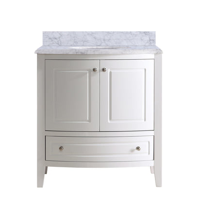 Estella 32" Bathroom Vanity with Jerusalem Gold Marble Countertop