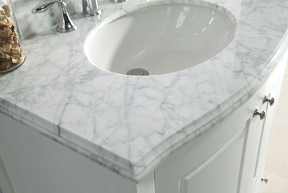 Estella 32" Bathroom Vanity with Jerusalem Gold Marble Countertop