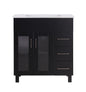 Nova 32" Bathroom Vanity with White Ceramic Basin Countertop