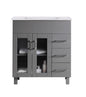Nova 32" Bathroom Vanity with White Ceramic Basin Countertop