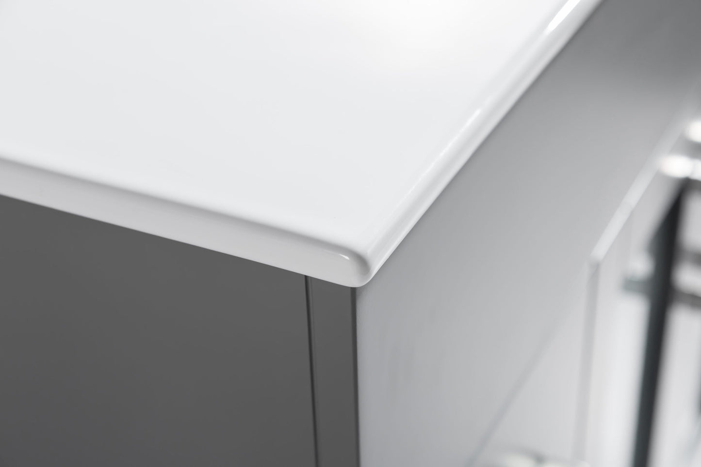 Nova 32" Bathroom Vanity with White Ceramic Basin Countertop