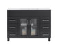 Nova 48" Bathroom Vanity with White Ceramic Basin Countertop