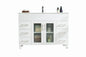 Nova 48" Bathroom Vanity with White Ceramic Basin Countertop