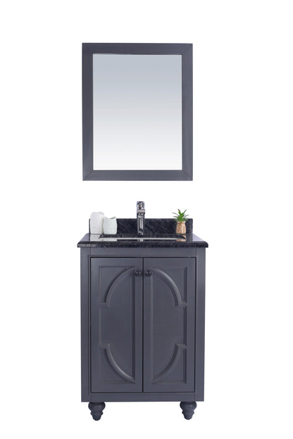 Odyssey 24" Maple Grey Bathroom Vanity with Countertop