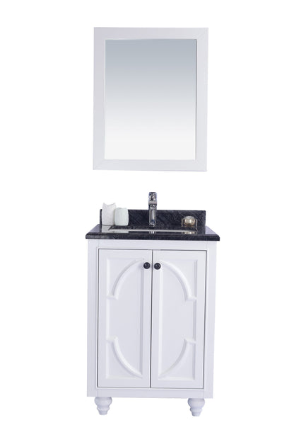 Odyssey 24" White Bathroom Vanity with Countertop