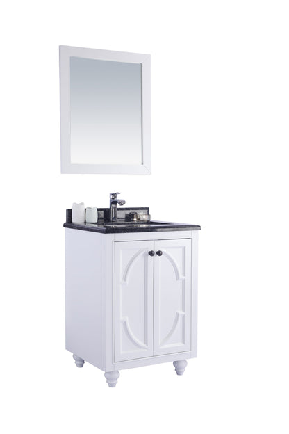 Odyssey 24" White Bathroom Vanity with Countertop