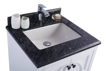 Odyssey 24" White Bathroom Vanity with Countertop
