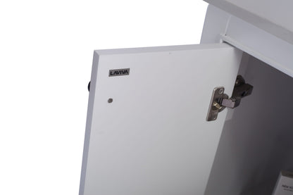 Odyssey 24" White Bathroom Vanity with Countertop