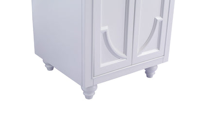 Odyssey 24" White Bathroom Vanity with Countertop