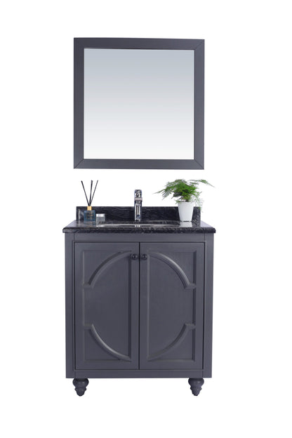 Odyssey 30" Maple Grey Bathroom Vanity with Countertop