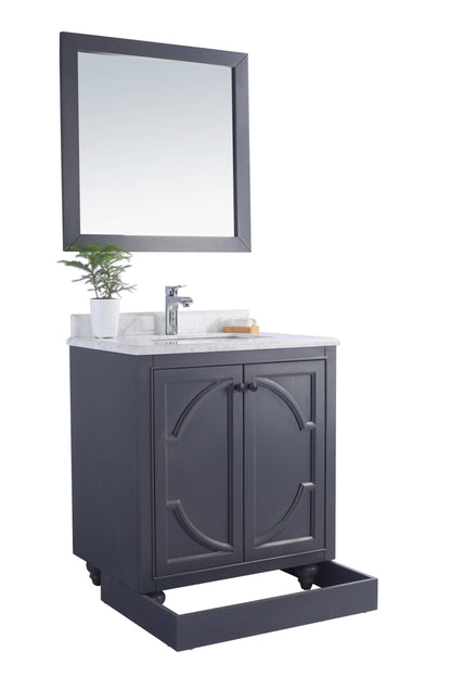 Odyssey 30" Maple Grey Bathroom Vanity with Countertop