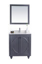 Odyssey 30" Maple Grey Bathroom Vanity with Countertop
