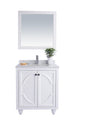 Odyssey 30" White Bathroom Vanity with Countertop