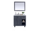 Odyssey 36" Maple Grey Bathroom Vanity with Countertop