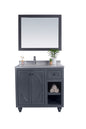 Odyssey 36" Maple Grey Bathroom Vanity with Countertop