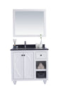Odyssey 36" White Bathroom Vanity with Countertop