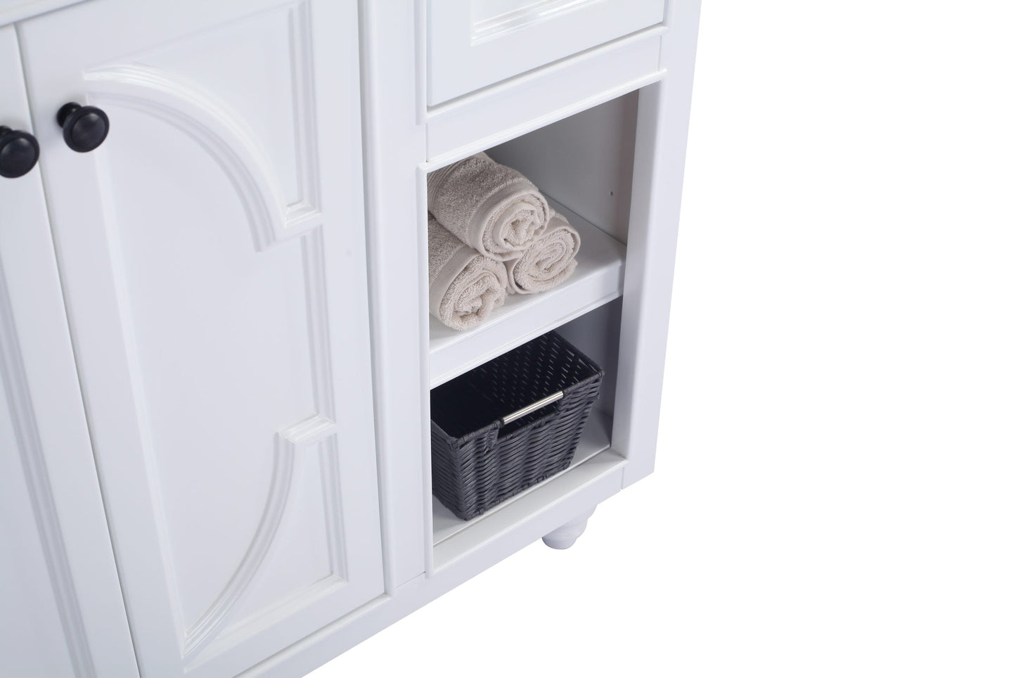 Odyssey 36" White Bathroom Vanity with Countertop
