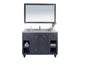 Odyssey 48" Maple Grey Bathroom Vanity with Countertop