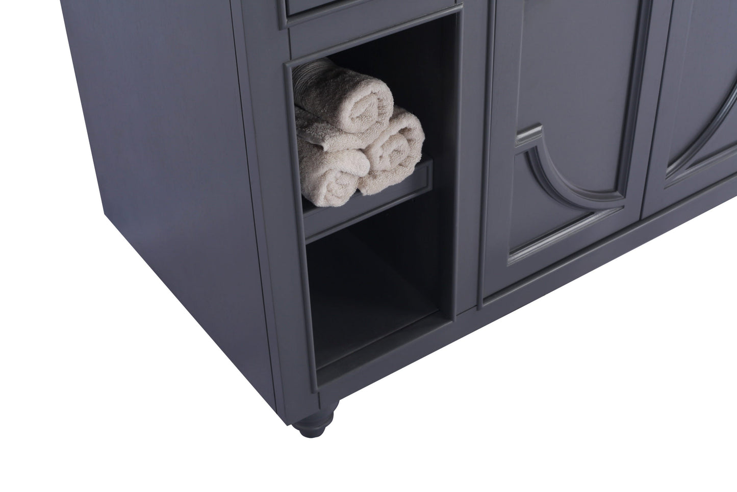 Odyssey 48" Maple Grey Bathroom Vanity with Countertop