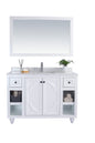 Odyssey 48" White Bathroom Vanity with Countertop