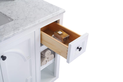 Odyssey 48" White Bathroom Vanity with Countertop
