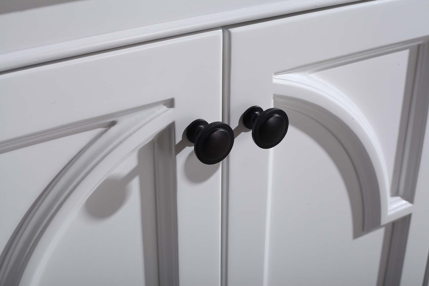 Odyssey 60" White Double Sink Bathroom Vanity with Countertop