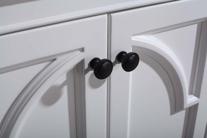 Odyssey 60" White Double Sink Bathroom Vanity with Countertop