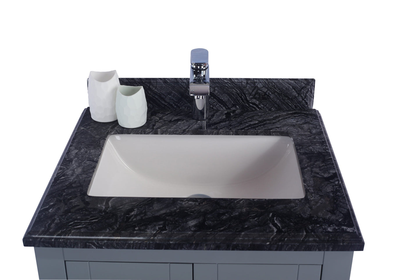 Wilson 24" Grey Bathroom Vanity with Countertop