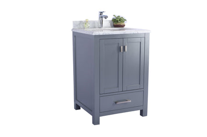 Wilson 24" Grey Bathroom Vanity with Countertop