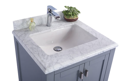 Wilson 24" Grey Bathroom Vanity with Countertop
