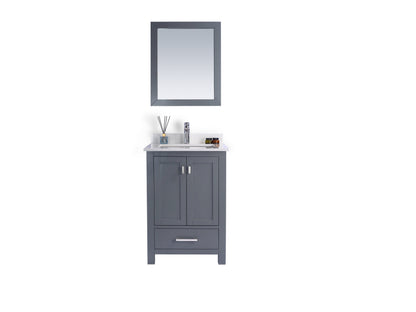Wilson 24" Grey Bathroom Vanity with Countertop