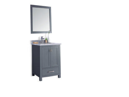 Wilson 24" Grey Bathroom Vanity with Countertop