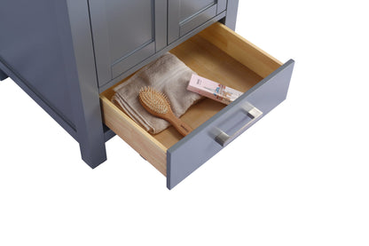 Wilson 24" Grey Bathroom Vanity with Countertop