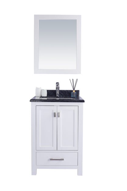 Wilson 24" White Bathroom Vanity with Countertop