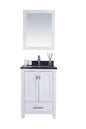 Wilson 24" White Bathroom Vanity with Countertop