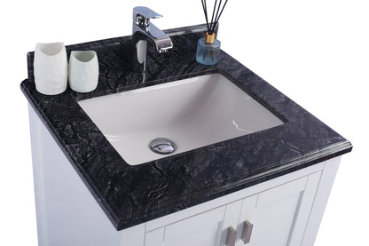 Wilson 24" White Bathroom Vanity with Countertop